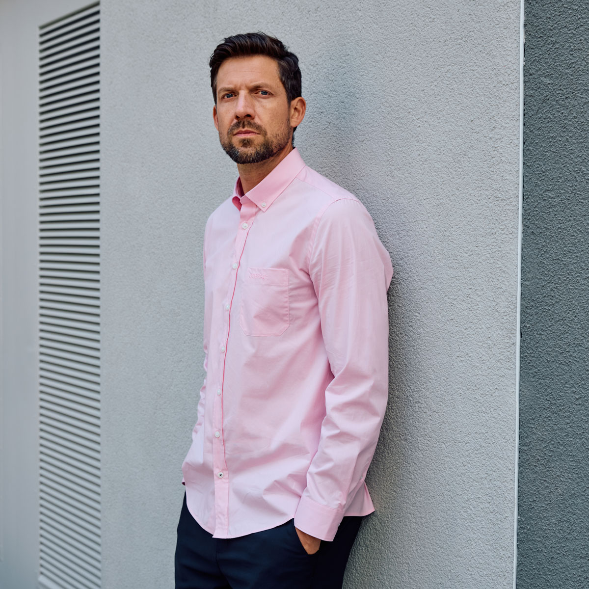 JobRad® x GENVELO Hemd Herren quadrat_Hemd-Herren-Pink_020_1200x1200