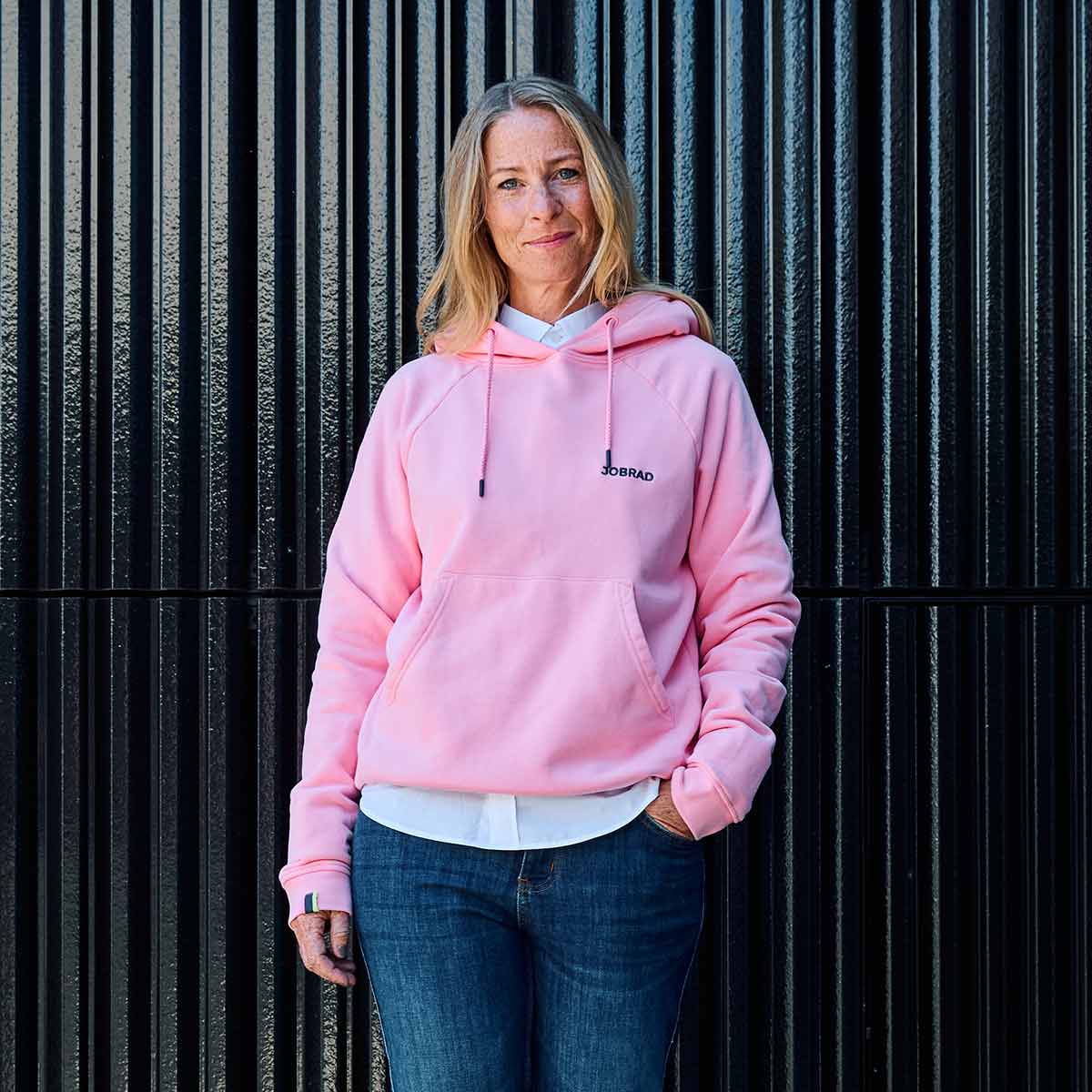 JobRad® x GENVELO Bluse Damen quadrat_Hoodie-Women-Pink_373_1200x1200_1